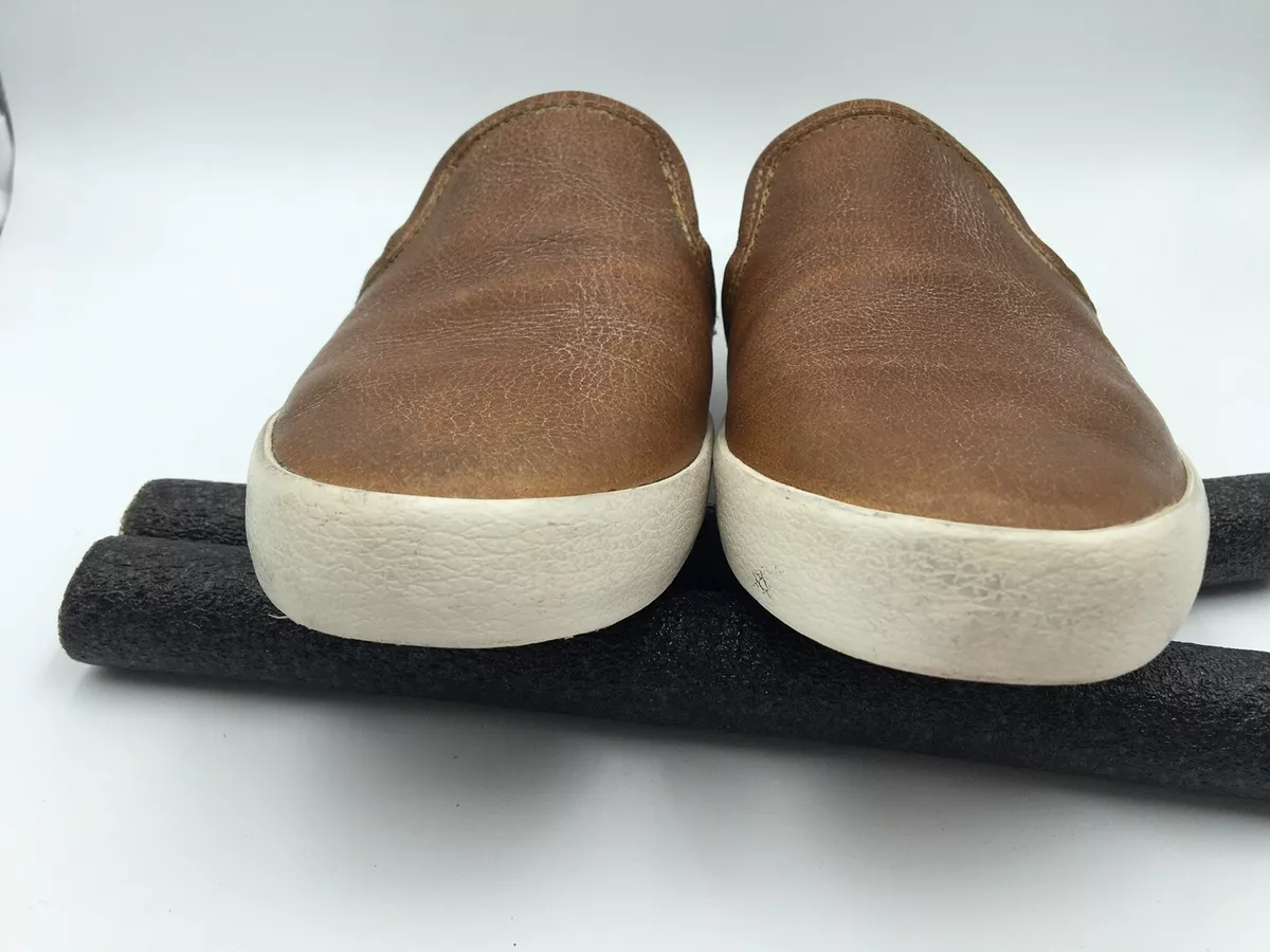 Frye Gavin Slip-on Leather Shoes Size 5.5 M Flat Casual Fashion Sneakers