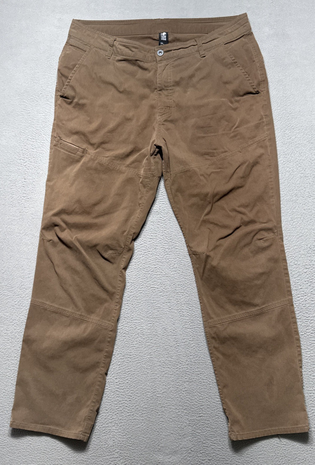 Mountain Hardwear AP Pants Men 36x30 (36x29) Brown Stretch Hiking