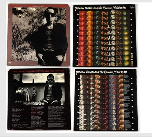 Graham Parker 2 Vinyl LP Lot / Heat Treatment & Stick To Me / Mercury 1976–77
