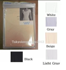 UNIQLO Women Airism Short Sleeve Scoop Neck Seamless T-shirt XS-3XL Japan