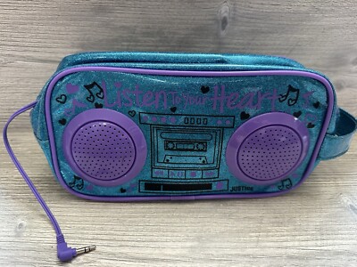 JUSTICE MY TECH SPEAKER BAG ''LISTEN TO YOUR HEART'' Preowned