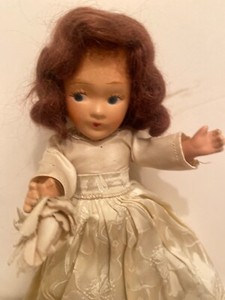Vintage Madame Alexander Wendy Ann Composition 11” Bride Doll