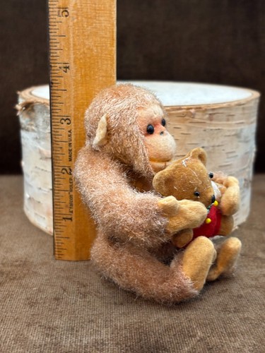 Wonderful Little Mohair 1940s STEIFF? Jocko Monkey Pierced Left Ear NO TAG - Picture 17 of 19