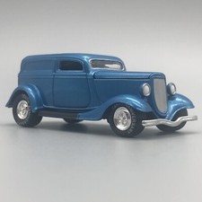 Johnny Lightning 1933 33 Ford Delivery Car Blue Diecast 164 Scale Rubber Tires Johnny Lightning 1933 33 Ford Delivery Car Blue Diecast 164 Scale Rubber Tires