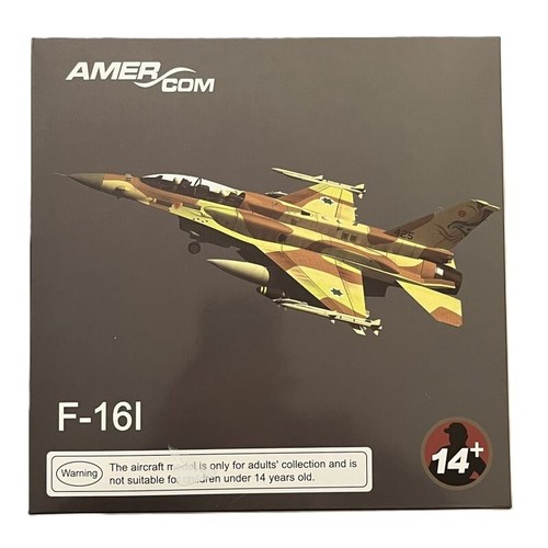 AMERCOM F-16I Bloc 52 Fighting Falcon Israeli Air Force 1:72 Fighter Collection - Picture 17 of 23