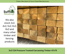 3x2 47x75 Pressure Treated C24 CLS Framework Timber. Various Sizes Available!