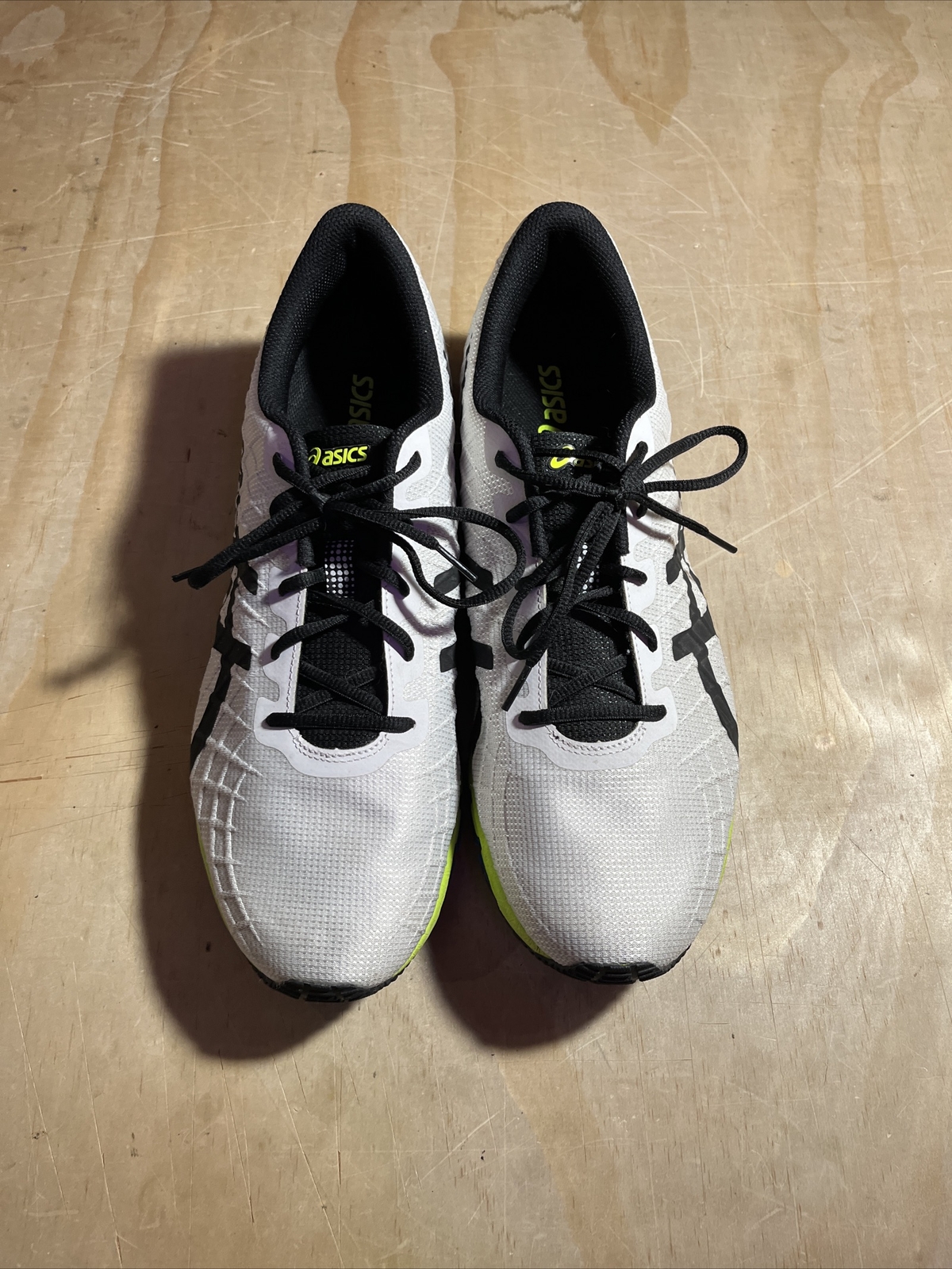 Asics Men’s Size 15 Running Shoes 1021A104 White Black Green Blue eBay