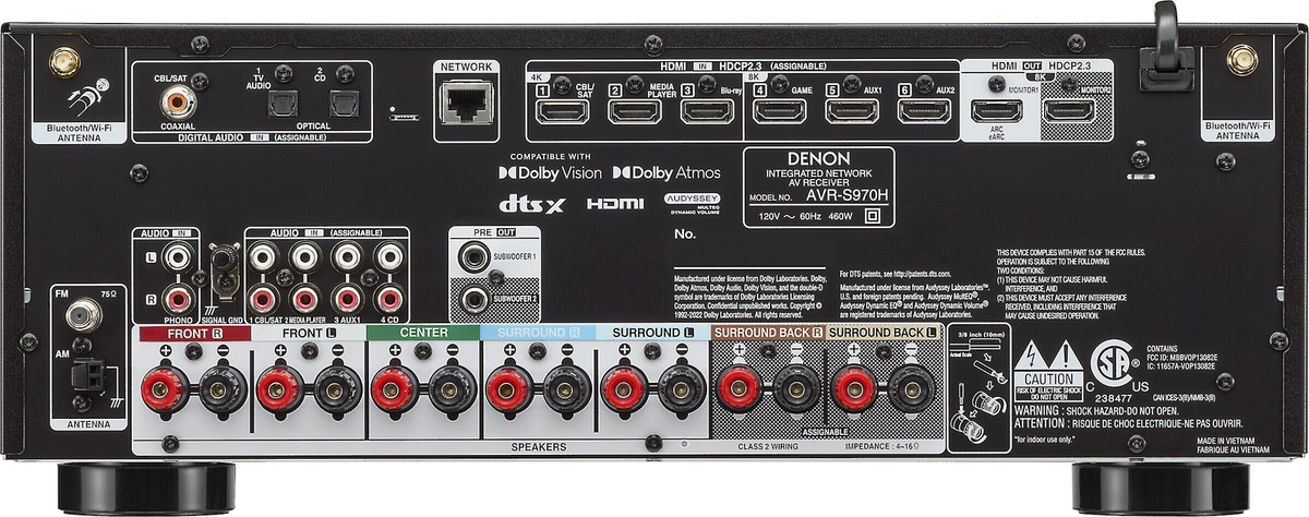 Denon AVR-S970H HT Dolby Atmos receiver | eBay