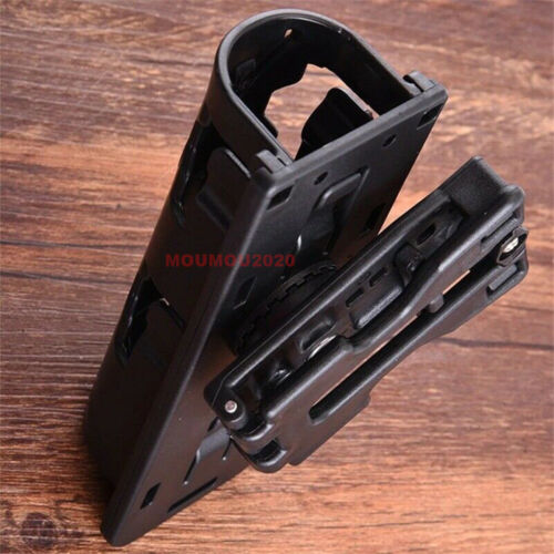 360' Rotation Retractable Baton Case Holster Black Holder Telescopic Holster New - Picture 5 of 12