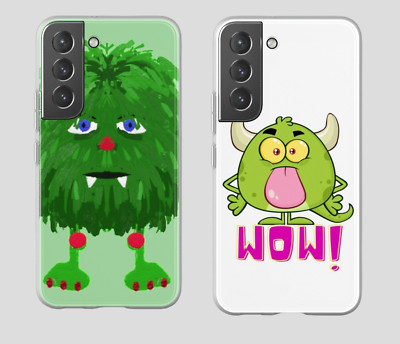 Monster Wow Handyhülle Personalisieren Bedruckt & Kompatibel mit allen Handyhüllen