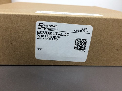 SOUND OFF LED 6" Dome Light Model: ECVDMLTALDC, New In Box, w Instructions - Picture 2 of 4