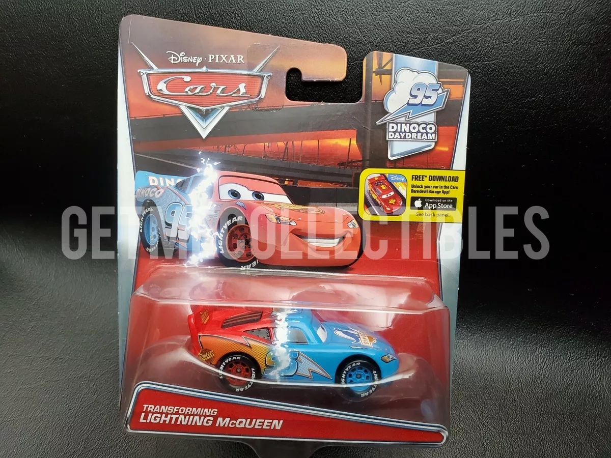  Disney Pixar Cars Diecast, Transforming Lightning McQueen :  Toys & Games