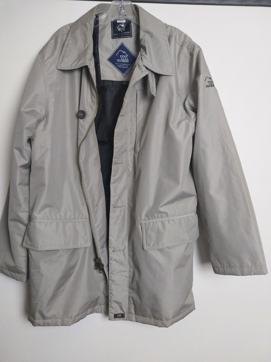 Misty Harbor Men's 1XL Rain Water Wind Coat Jacket Z Full Zip or