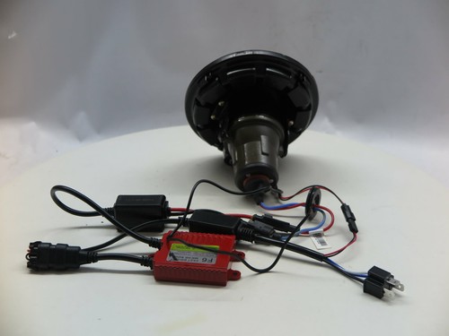 Motorcycles LED 7 inch Round Projector Headlight CH V2 for Harley Davidson LHD - Picture 3 of 7