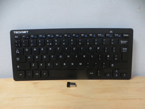 TECKNET 2.4G Wireless Keyboard For Windows/Chrome OS UK Layout Compact GWBS - Picture 10 of 17