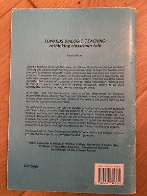Towards Dialogic Teaching: Rethinking Classroom Talk by R. J.