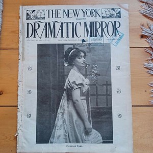 July 3, 1909 New York Dramatic Mirror w/ Florence Reed cover