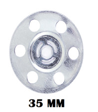 35mm Metal Insulation Discs Washers Wall and Ceiling Fixings Plasterboard