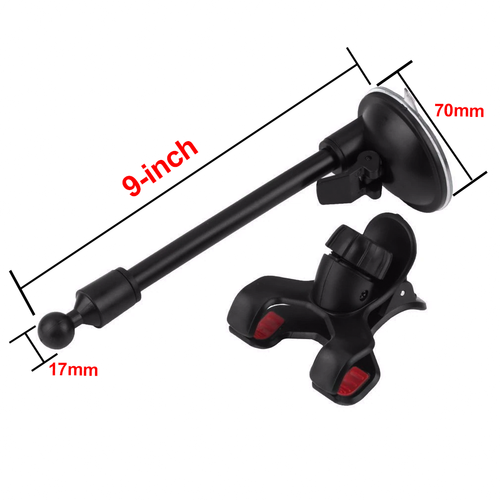 Flexible Car Windshield Suction Mount Clip Holder For Garmin Nuvi 750 GPS - WMCF - Picture 4 of 6