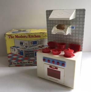 retro toy kitchen