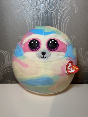 Cooper Sloth Squishaboo 10'' TY The Squishy Beanies Collection