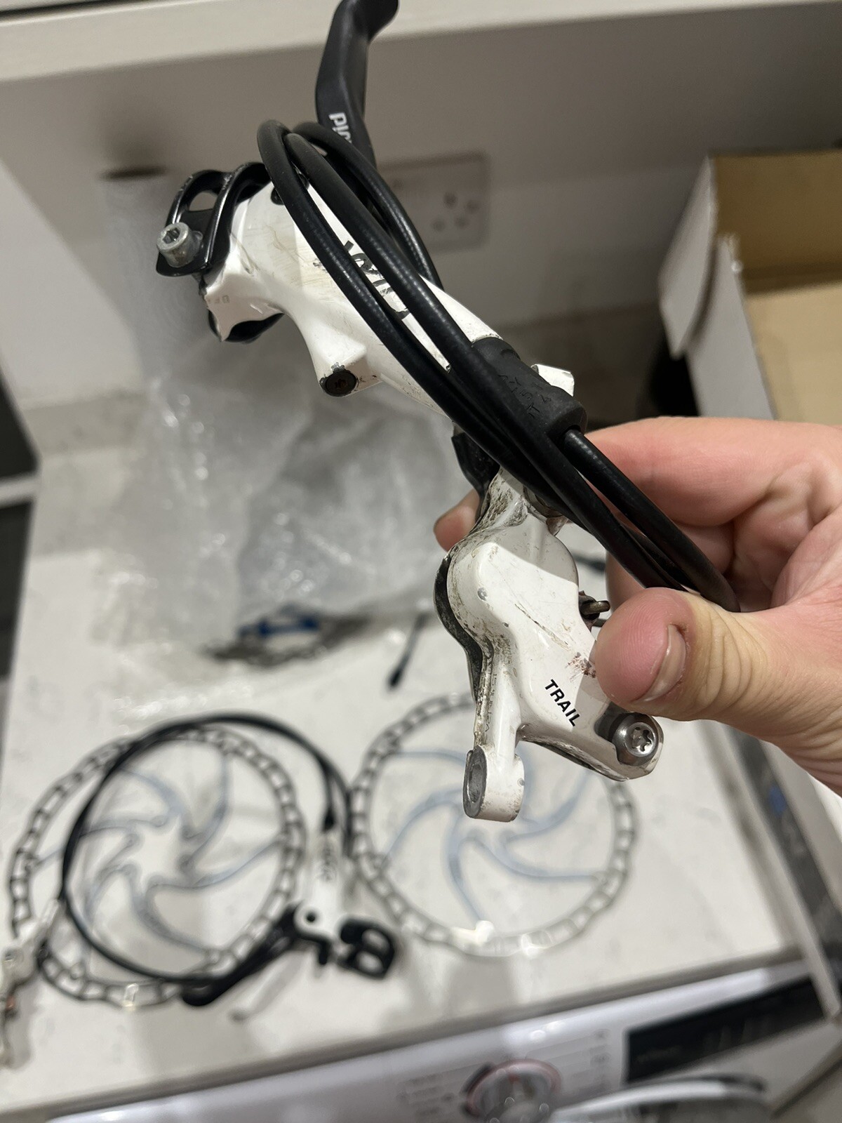 Avid Elixir Trail Brake Set (X0 Trail calipers, Elixir 7 Levers