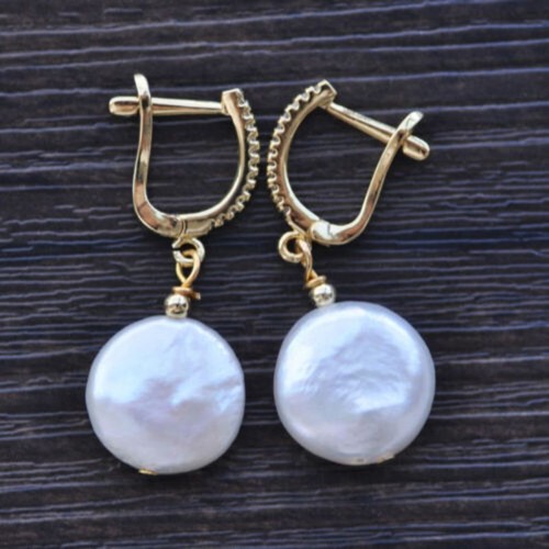 18 carati Oro bianco, Perla d'acqua dolce, Perla di Tahiti