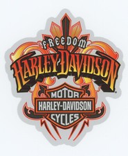 Harley Davidson Bar and Shield FREEDOM Sticker OEM Part HAR434  3.25 Inches 