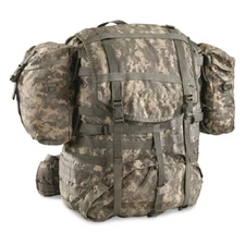 USGI MOLLE II Large Rucksack Complete ACU with Sustainment Pouches