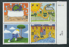 Scott #2951/4...32 Cent....Earth Day....Plate Block