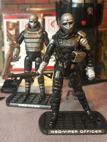 GI JOE ~ 2009 NEO VIPER OFFICER SET with MOLE POD...100% complete