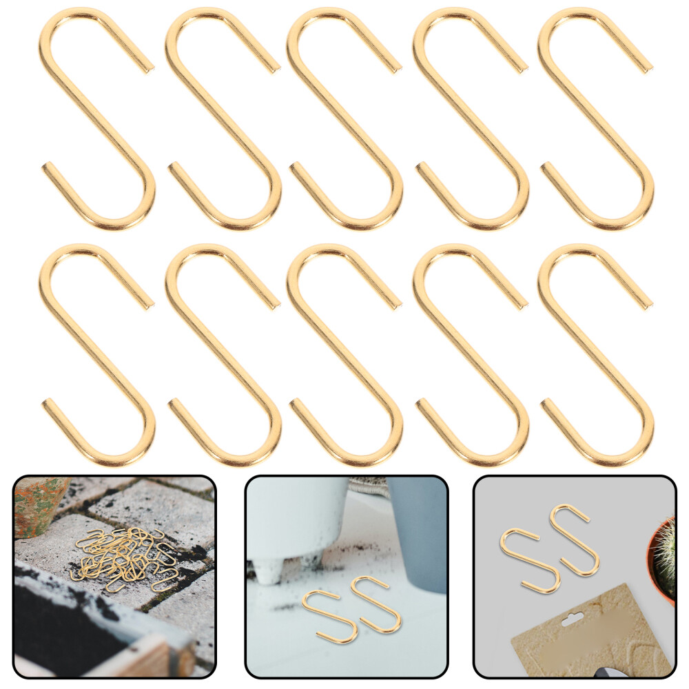 120pcs 1 Inch Mini S Hooks For Hanging, S Shaped Hooks Small