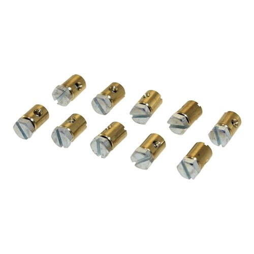 10x Bowdenzug Lötnippel 3x5mm - Universal Für Puch, Hercules, Kreidler Mofa & Moped