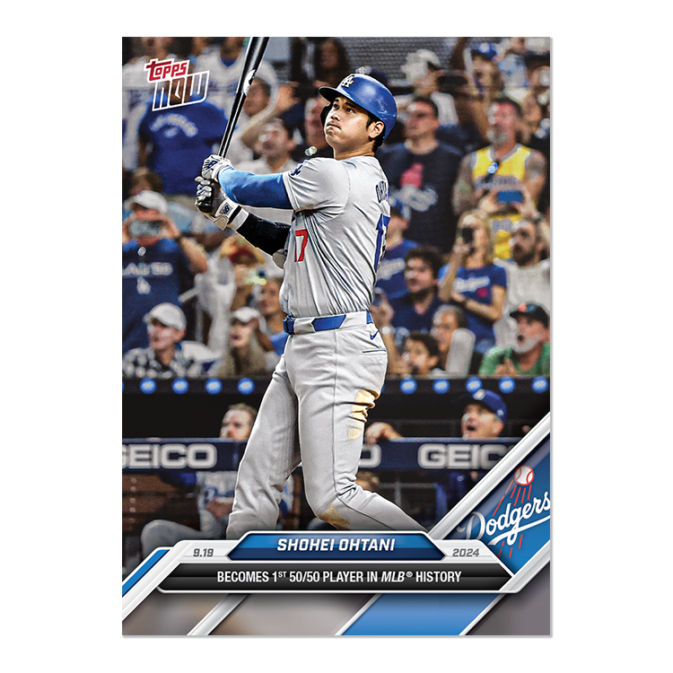Shohei Ohtani - 2024 MLB TOPPS NOW Card 722 - 1st 50/50 SEASON | eBay