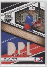 2020 Panini Elite Extra Edition DPL Material Black Willy Fanas #DPM-WF 0m72
