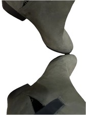 With Tags Of $125.Aldo ULTRA  8 olive green leather bootie with a buckle No Box