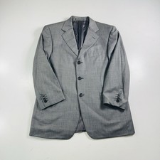 Ermenegildo Zegna Blazer Sport Coat Gray 100 Wool Men  s Size 42R
