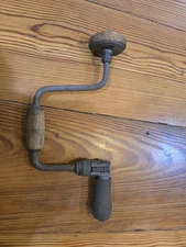 Vintage  Manual Hand Crank Drill 