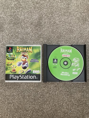 PS1 Playstation 1 Game Bundle Rayman Junior Level 3 & Action Man Destruction - Picture 4 of 6