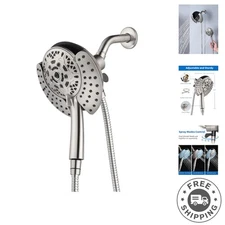 Versatile Shower Trim System: 10 Settings with 7.2" Rainfall & Handheld Shower