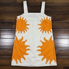 Crosby By Mollie Burch Women's Size Large Sunburst Sleeveless Warren Mini Dress