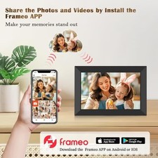 Frameo 10.1 inch Digital Photo Frame - WiFi Digital Picture Frame Built in 32GB