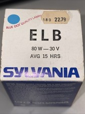 ELB Projector Projection Lamp Bulb 80W 30V SYLVANIA - TESTED