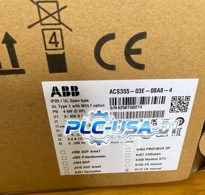 1PCS Brand New ABB ACS355-03E-08A8-4 Frequency Converter  Fast Shipping