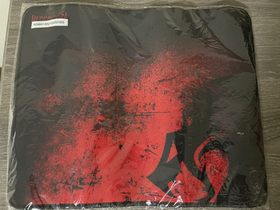 Redragon Gaming Mouse Pad Patterned Black/Red 250x210mm 3mm Rubber