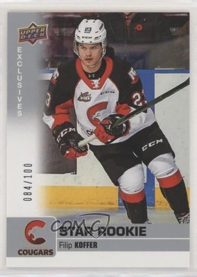 2019-20 Upper Deck CHL Star Rookie SP Exclusives 84/100 Filip Koffer #348 i9i