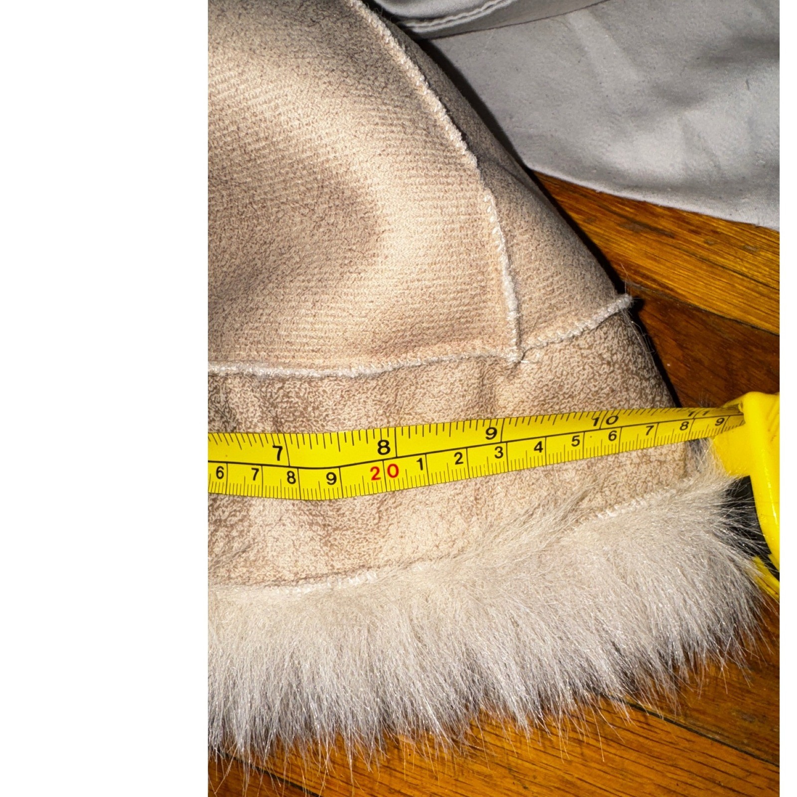 Faux Fur Bucket Hat Cream Winter Glamour Beanie Luxury Eighties Reversable Cozy