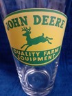 JOHN DEERE QUALITY FARM EQUIPMENT LOGO ON TALL DRINKING GLASS LQQK! — photo 3