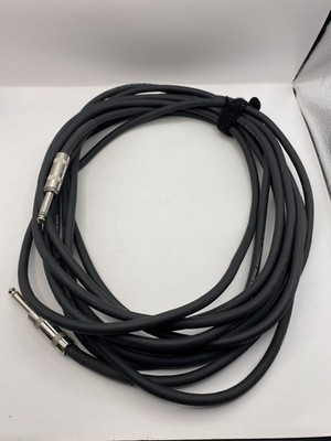Live Wire Advantage AS25QQ 25ft 14ga Speaker Cable 1/4in TS Black Neutrik Plugs