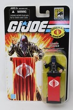 GI Joe SDCC 2008 Exclusive Cobra Commander Black Suit MOC Cobra Leader Hasbro